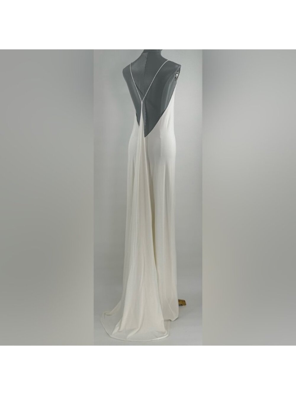 🆕 RAT & BOA 🧿 NWOT Amora Back Draped Jersey Dress, White - Sz XS - Picture 7 of 14